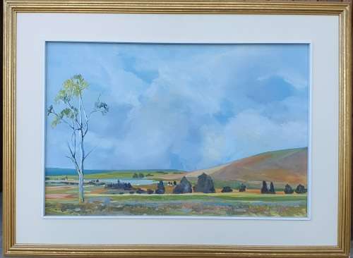 Original framed acrylic painting by Gerrit van Schouwenburg as per photos