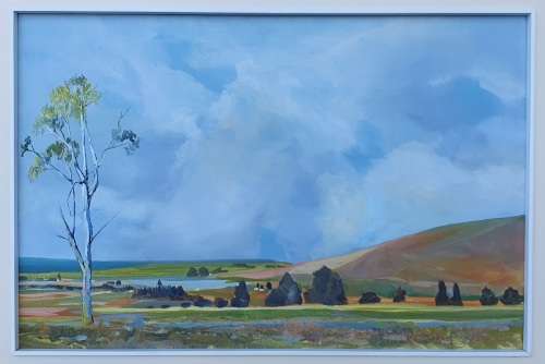 Original framed acrylic painting by Gerrit van Schouwenburg as per photos