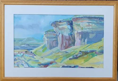 Original framed acrylic painting by Gerrit van Schouwenburg as per photos