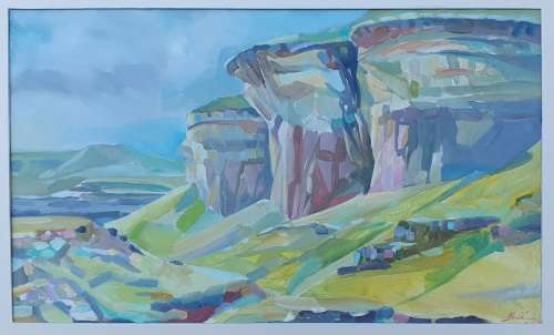 Original framed acrylic painting by Gerrit van Schouwenburg as per photos