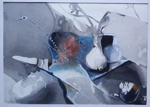 Original unframed artwork by Gerrit van Schouwenburg as per photos