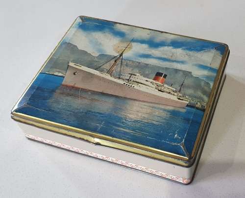 Edward Sharp tin with image of Table Mountain as per photos