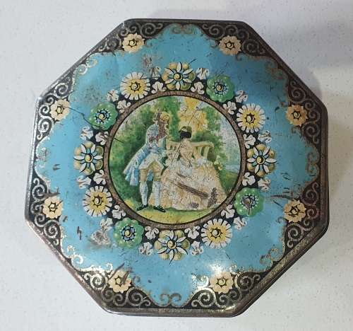 Old vintage tin as per photos