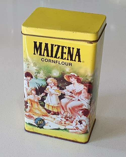 Maizena cornflour tin as per photos