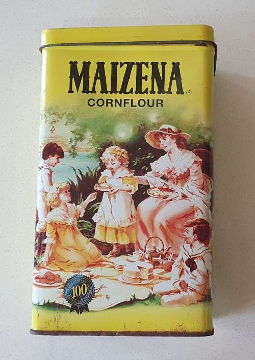 Maizena cornflour tin as per photos