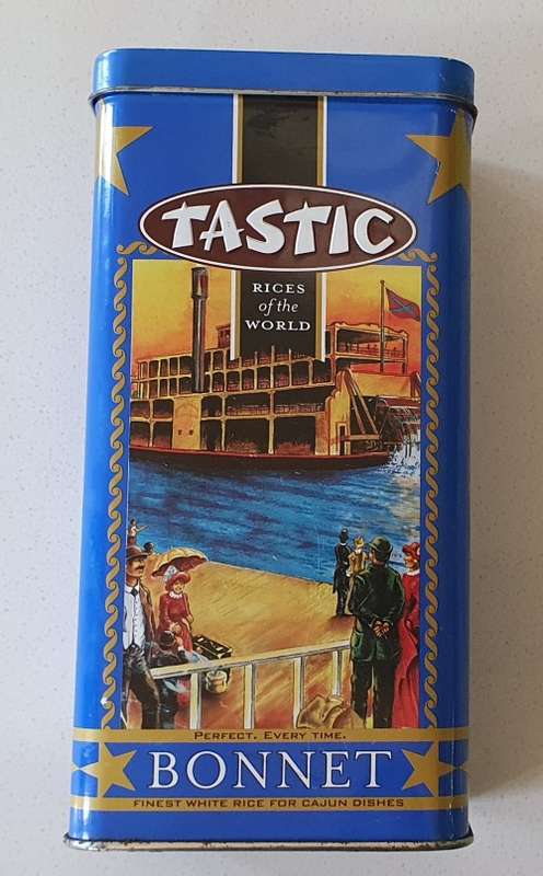 TASTIC Bonnet tin as per photos