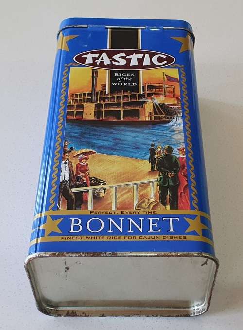TASTIC Bonnet tin as per photos