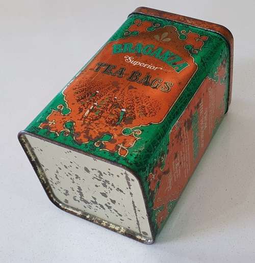 BRAGANZA superior tea bag tin as per photos
