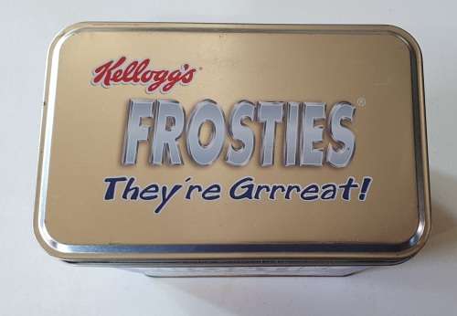 Kellogg`s  frosties limited edition tin as per photos