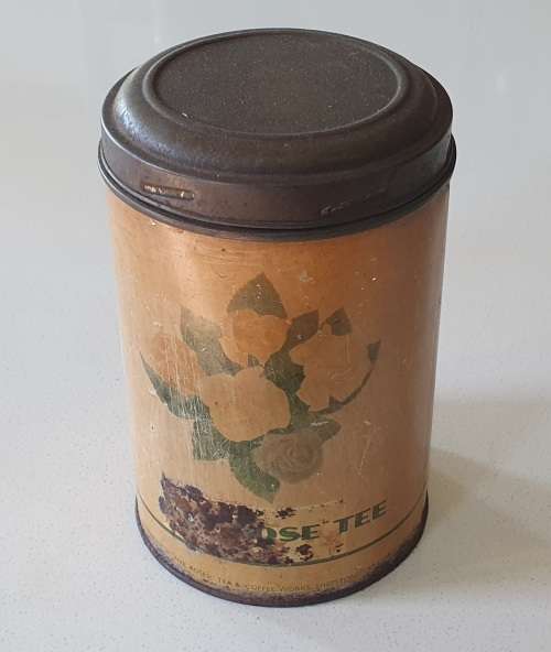 Old vintage Five Roses tin as per photos