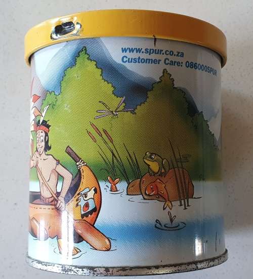 SPUR savings tin as per photos