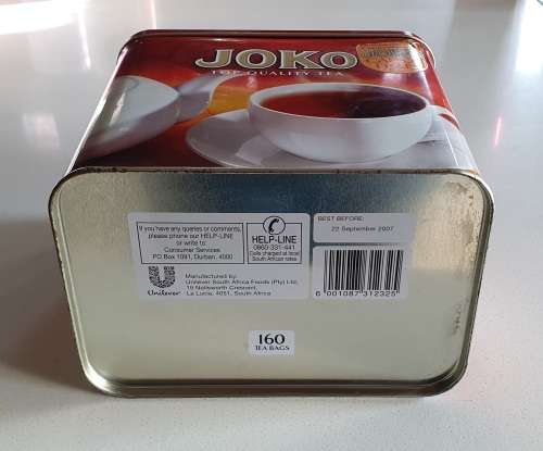 JOKO tea tin as per photos