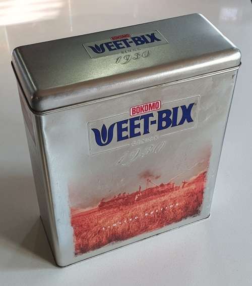 BOKOMO Weet-bix limited edition tin as per photos