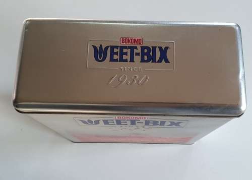 BOKOMO Weet-bix limited edition tin as per photos