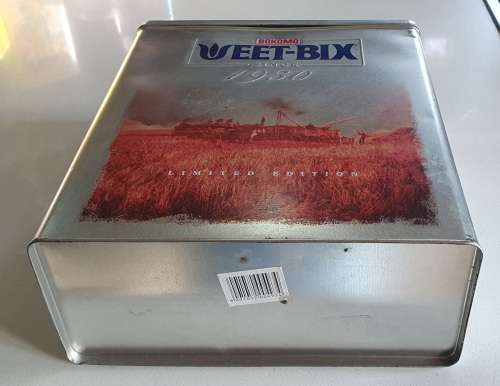 BOKOMO Weet-bix limited edition tin as per photos