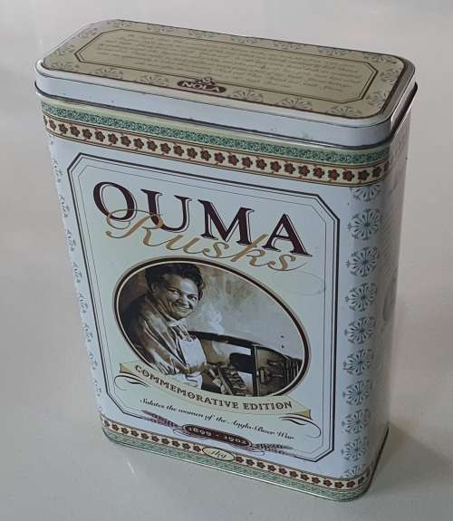 OUMA Rusks tin as per photos