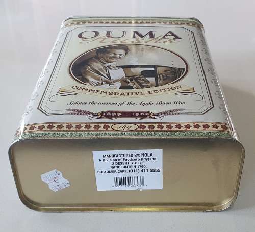 OUMA Rusks tin as per photos