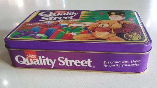 NESTLE Quality Street tin as per photos