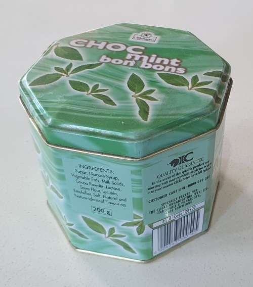 CHOC MINT Bon Bons tin as per photos