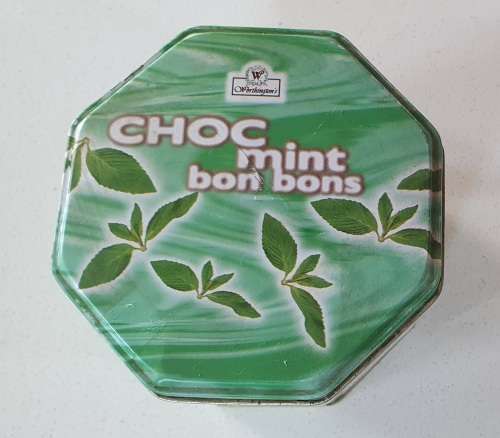 CHOC MINT Bon Bons tin as per photos