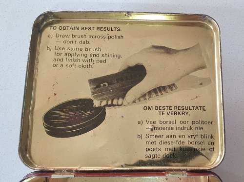 NUGGET shoe polish tin as per photos