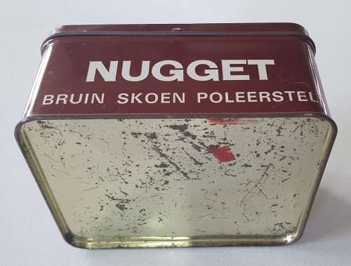 NUGGET shoe polish tin as per photos