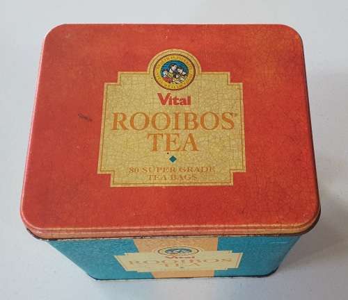 VITAL Rooibos tea tin as per photos