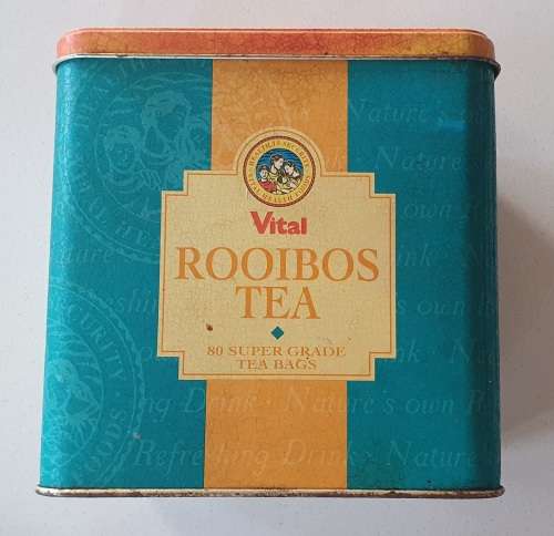 VITAL Rooibos tea tin as per photos