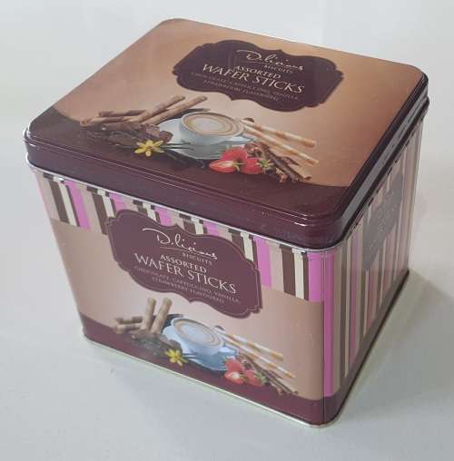 Wafer sticks tin as per photos