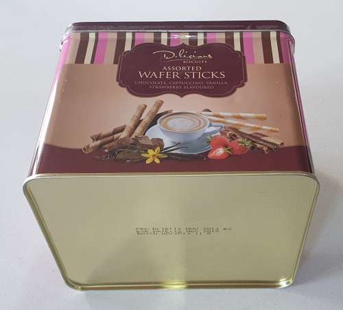 Wafer sticks tin as per photos