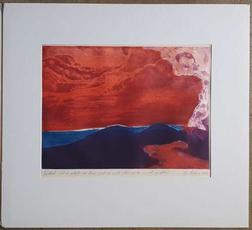 Unframed `PROEFDRUK` colour etch by BEN BOTMA as per photos