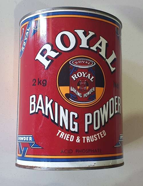 2kg Royal Baking Powder tin as per photos