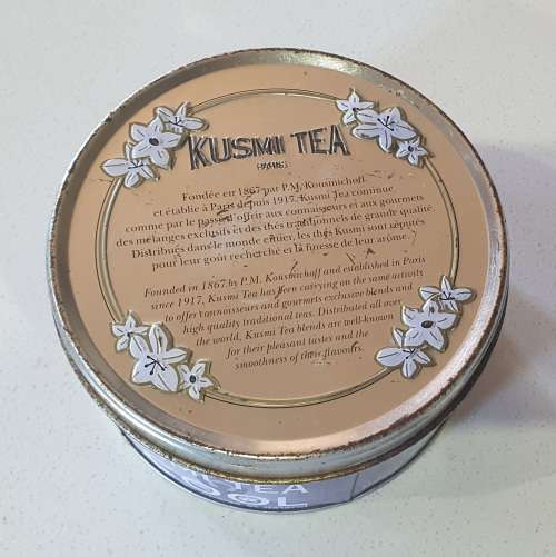 KUSMI tea tin as per photos