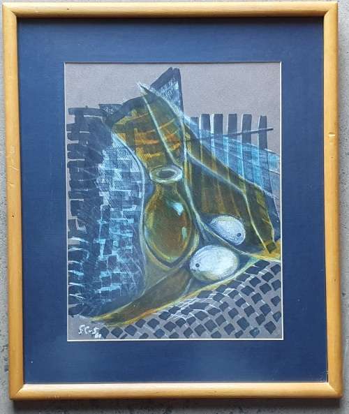 Original framed mixed medium  painting by Gerrit van Schouwenburg as per photos