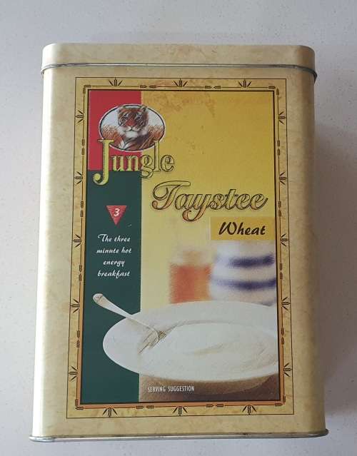 JUNGLE Taystee wheat tin as per photos