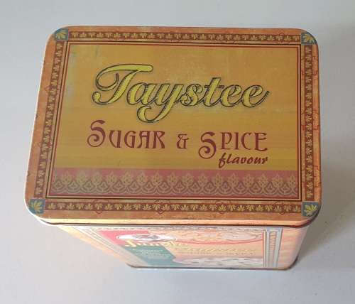 JUNGLE Taystee sugar and spice tin as per photos