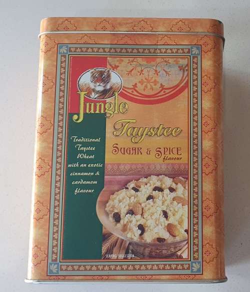 JUNGLE Taystee sugar and spice tin as per photos