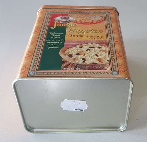 JUNGLE Taystee sugar and spice tin as per photos