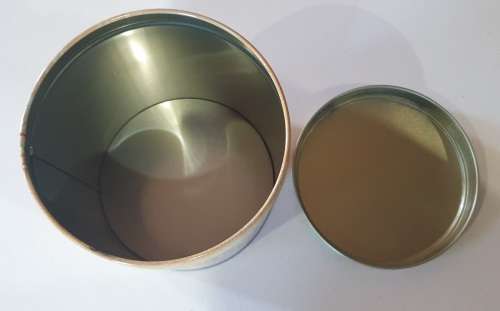 GOLD ISLAND tin as per photos