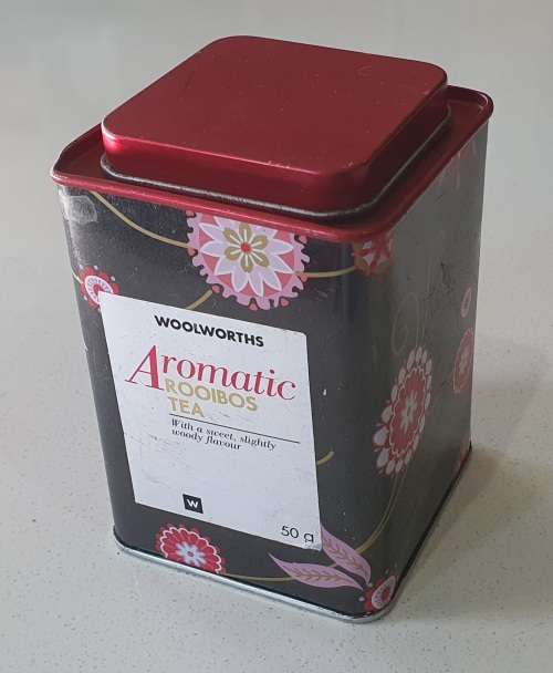 Rooibos tea tin as per photos