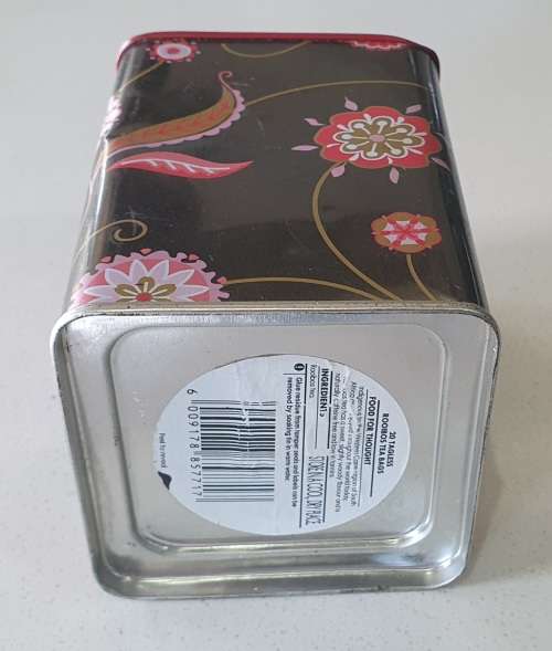 Rooibos tea tin as per photos