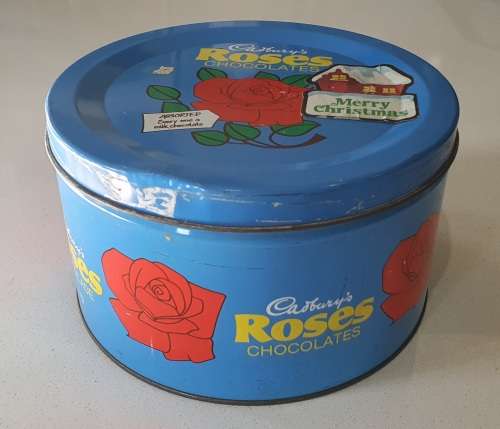 CADBURY ROSES tin as per photos