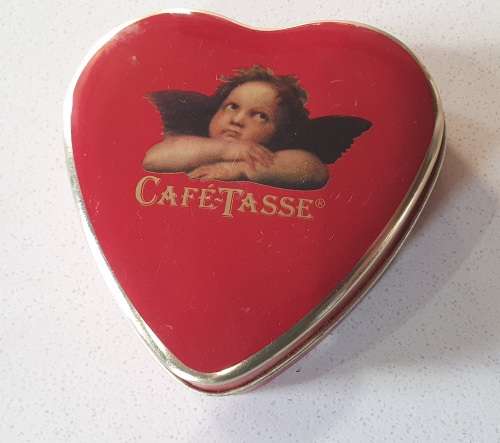HEART tin as per photos