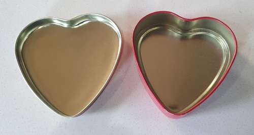 HEART tin as per photos