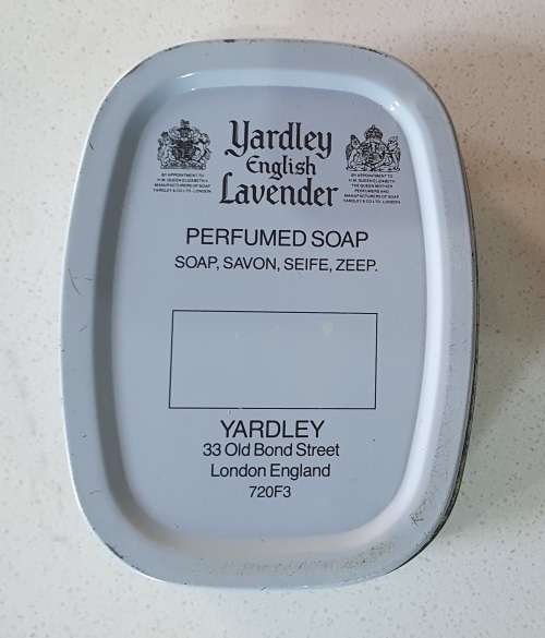 YARDLEY tin as per photos