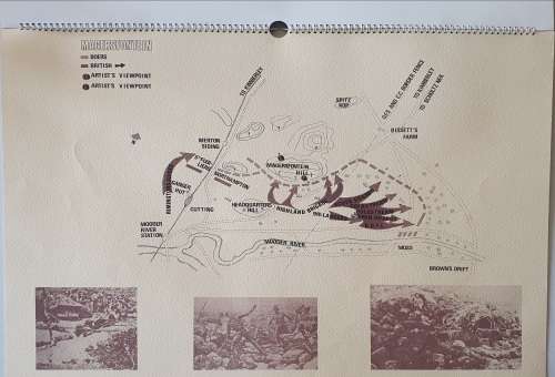 1982 calendar - Battlefields of the Oranje Free State as per photos