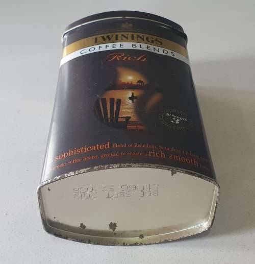 TWININGS coffee blends tin as per photos