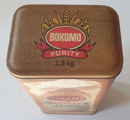 BOKOMO flour tin as per photos