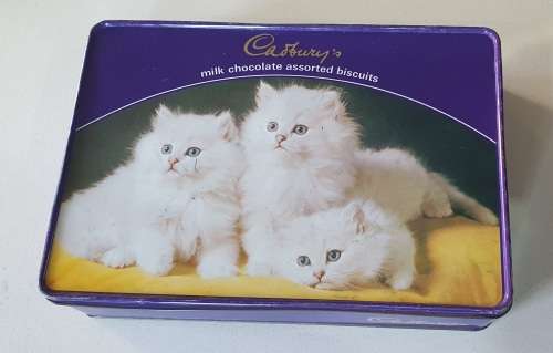 CADBURY`s tin as per photos