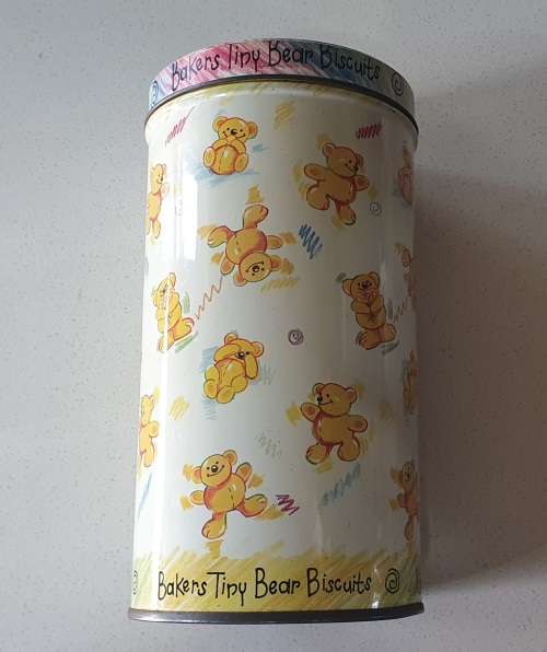 BAKERS Tiny Bears Biscuits tin as per photos